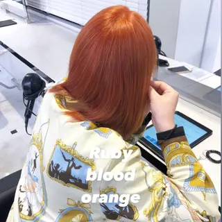 ミディアム カラー パーマ ヘアアレンジ メンズ キッズ ネイル マツエク・マツパ KANAMI 🌏のヘアスタイル