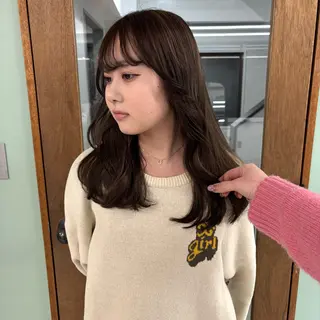 ロング カラー 🎀【透明感カラー 縮毛矯正】さえ🎀のヘアスタイル