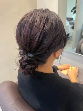 ヘアアレンジ ヘアメイクネイリスト hidemi中目黒のヘアスタイル