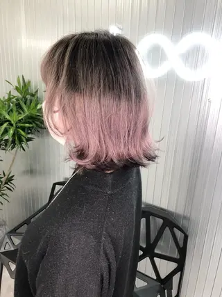 ショート カラー LOOP hairのヘアスタイル