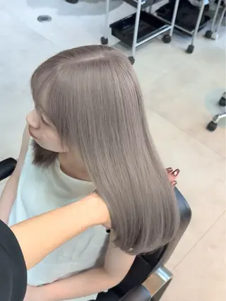 ロング カラー 艶感カラー 🩵レイヤー/紫音のヘアスタイル