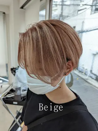 ショート 美髪矯正 キョウスケのヘアスタイル