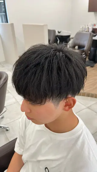ショート パーマ メンズ 🏆メンズヘア特化 🥇代表りんぺーのヘアスタイル
