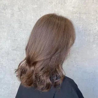 ミディアム カラー パーマ ヘアアレンジ 🤍透明感カラー🤍 Ryujiのヘアスタイル