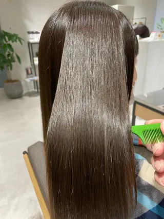 セミロング 村上 晋平のヘアスタイル