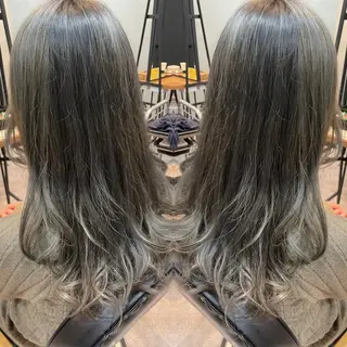 ロング カラー 不動令 認定カラーリストのヘアスタイル