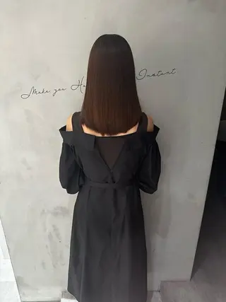セミロング 髪質改善 伊藤のヘアスタイル