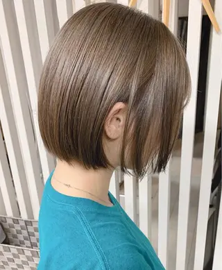 ショート カラー 樫原裕二/似合わせ カット/透明感カラーのヘアスタイル