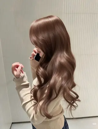 ロング カラー ヘアアレンジ 透明感カラー🎀艶髪 Anju/渋谷🎀のヘアスタイル