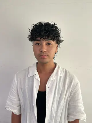 パーマ メンズ 海外風スタイル Gakutoのヘアスタイル