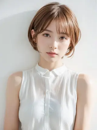 ショート メンズ カラー ROCCA hair ヒナのヘアスタイル