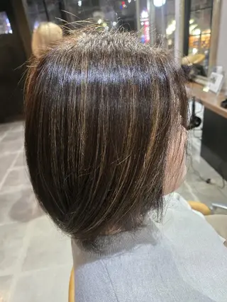 カラー 鶴ヶ峰ショート・ボブ 🎀渡邊 愛結🎀のヘアスタイル