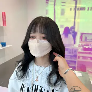セミロング 🫧レイヤーカット ・ハッシュ🫧龍星のヘアスタイル