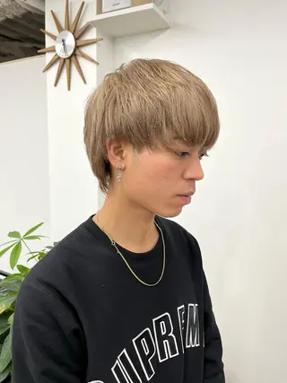 ショート カラー パーマ ヘアアレンジ メンズ 💎髪質改善特化💎 RUITOのヘアスタイル