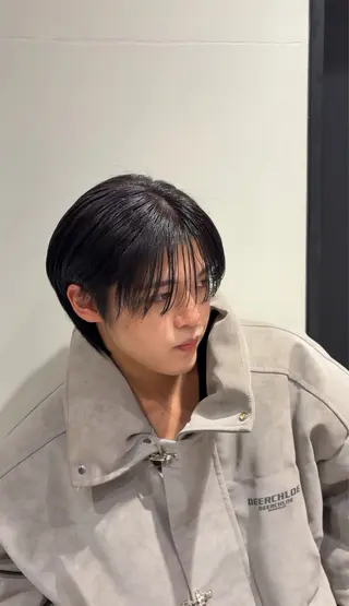 ロング カラー 渋谷 透明感カラー 雄貴のヘアスタイル