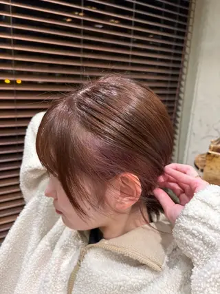 カラー 透明感カラー/川越 心羽のヘアスタイル