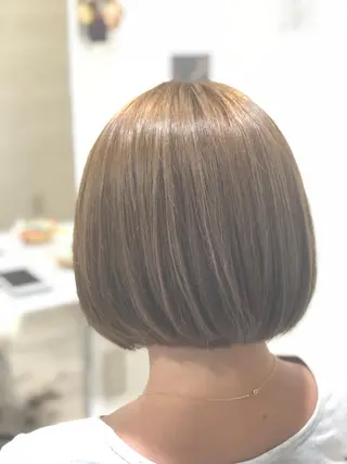 ミディアム カラー 桐谷 一史のヘアスタイル