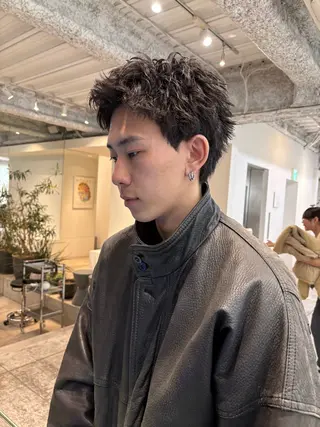 パーマ メンズ ANY/メンズ特化/ シバヤ　ユウキのヘアスタイル