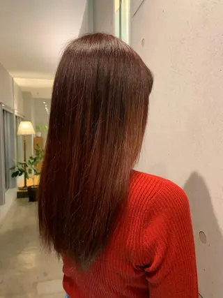カラー おせ ちさとのヘアスタイル