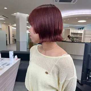 ショート カラー 藤瀬 知里のヘアスタイル