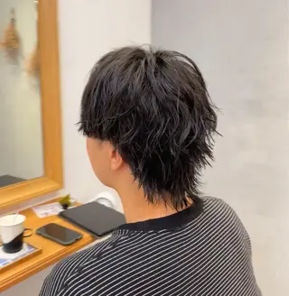 メンズ siie ヤギのヘアスタイル