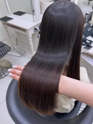 ロング パーマ 艶髪/ブリーチ🌟 銀座/HARUKAのヘアスタイル