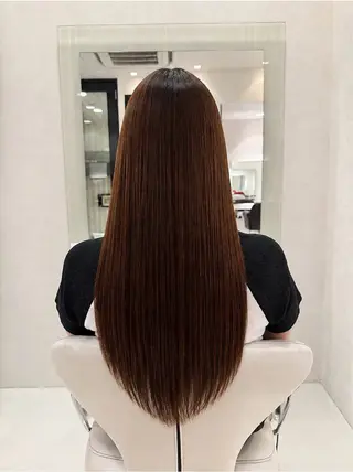 ロング 山口 祐美帆のヘアスタイル