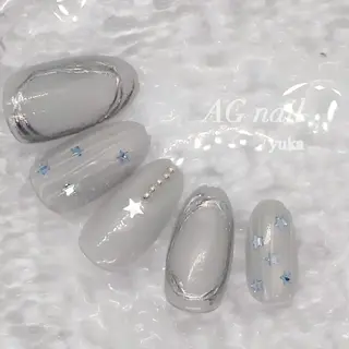 ネイル AGnail 富永  /ちゅるん韓国ネイルのネイルデザイン