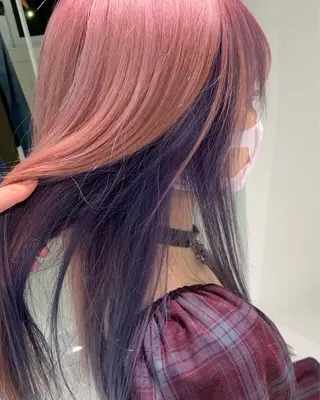 ロング 🍓ブリーチカラー 🎀nene🍓のヘアスタイル