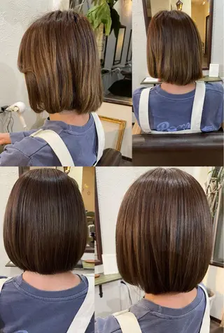 ショート カラー 箱守 さやかのヘアスタイル