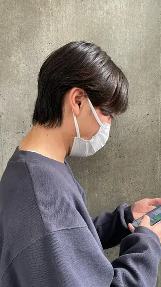 パーマ メンズ もりたみかこ 美容師お休み中のヘアスタイル