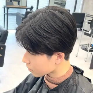 メンズ シャドウパーマ／骨格 矯正カット　トモキのヘアスタイル