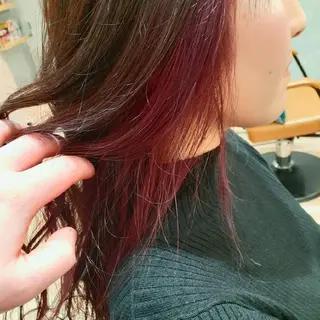 ロング カラー 西村 力一のヘアスタイル