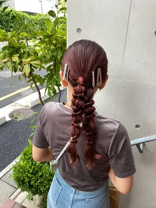 ヘアアレンジ yuka/ ヘアセットのヘアスタイル