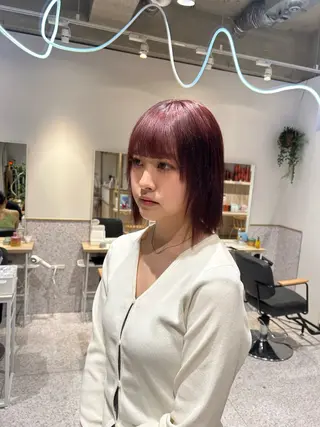 カラー ♡透明感カラー★ ネイル/しの♡のヘアスタイル