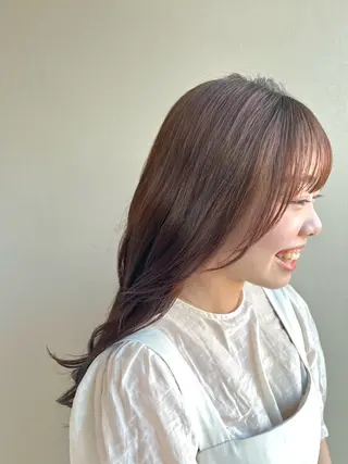 ロング レイヤーカット*艶* 蒲生四丁目*山保美月のヘアスタイル