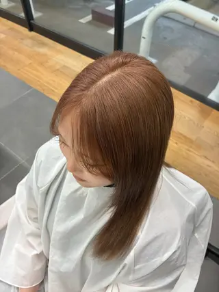 カラー nanami🏷🤎 ベージュのヘアスタイル