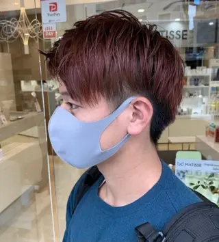 ショート カラー メンズ MATISSE藤崎 渕上 ジュビアイのヘアスタイル