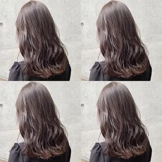 セミロング カラー 澤村 志織のヘアスタイル