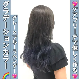 ロング カラー 💖ブリーチなし透明 感💖ASAHIのヘアスタイル