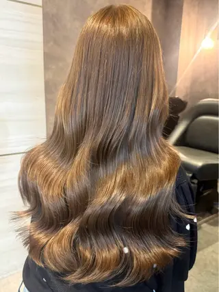 ロング 庄司蒼麻 艶カラー/モデル募集のヘアスタイル