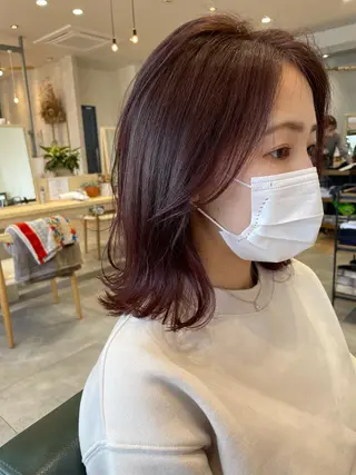 カラー 比嘉 千咲のヘアスタイル