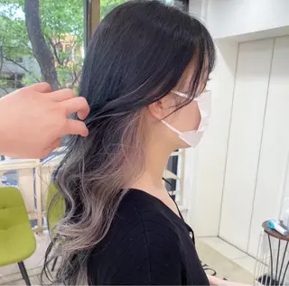 ロング カラー ヘアアレンジ 透明感カラー ai🫧🪞のヘアスタイル