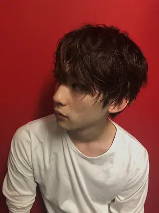カラー メンズ yuuna/ レイヤーカット🎀のヘアスタイル