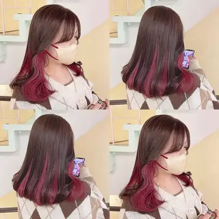 カラー 渋谷:インナーカラー /🍒エリカ🍒のヘアスタイル