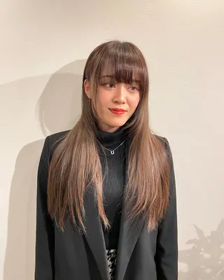 ミディアム カラー 悦喜 雅史のヘアスタイル