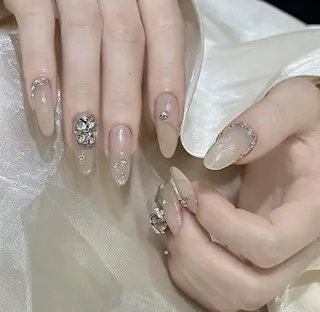 ネイル By moonネイル 🌷ワンホン/韓国風のネイルデザイン
