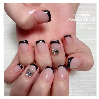 ミディアム ネイル 🐾enen style 🐾のネイルデザイン