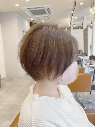 ショート カラー メンズ キッズ 古林 紘のヘアスタイル
