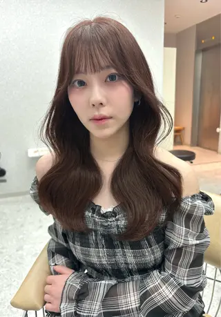 ロング カラー 香月 元希のヘアスタイル